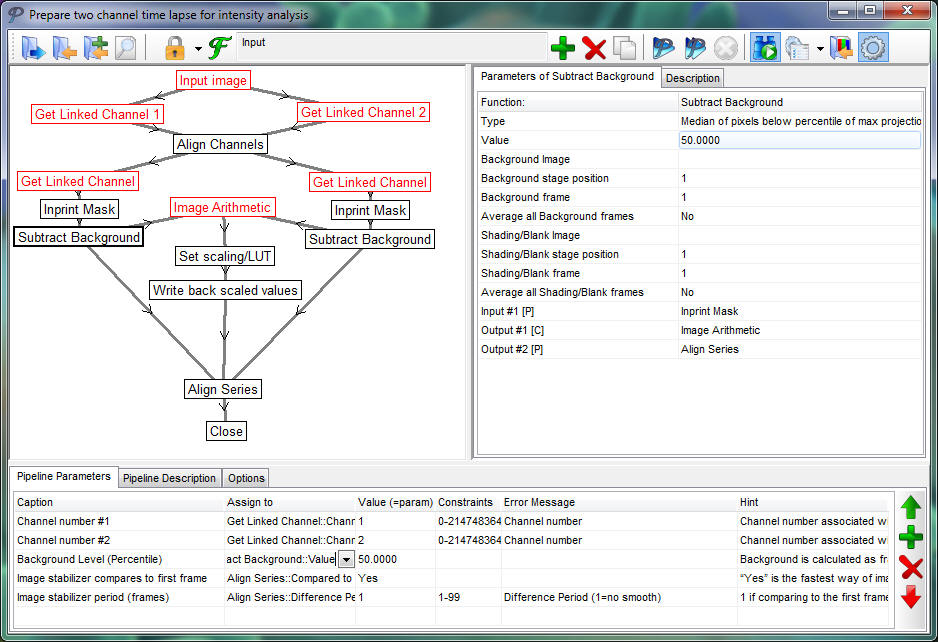 Image Analyst MKII Master Pipeline Parameters